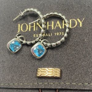John Hardy Blue Topaz earrings